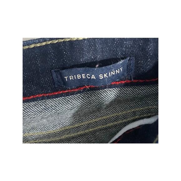 Tommy Hilfiger Women's Tribeca TH Flex Raw-Cuff Skinny Jeans Sz 4 - Picture 4 of 9